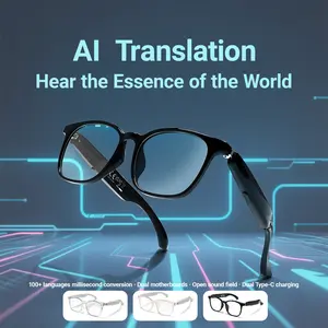 F19 Smart Glasses UV Protection Anti-Blue Light , Bluetooth Compatible for Men & Women , Multifunctional