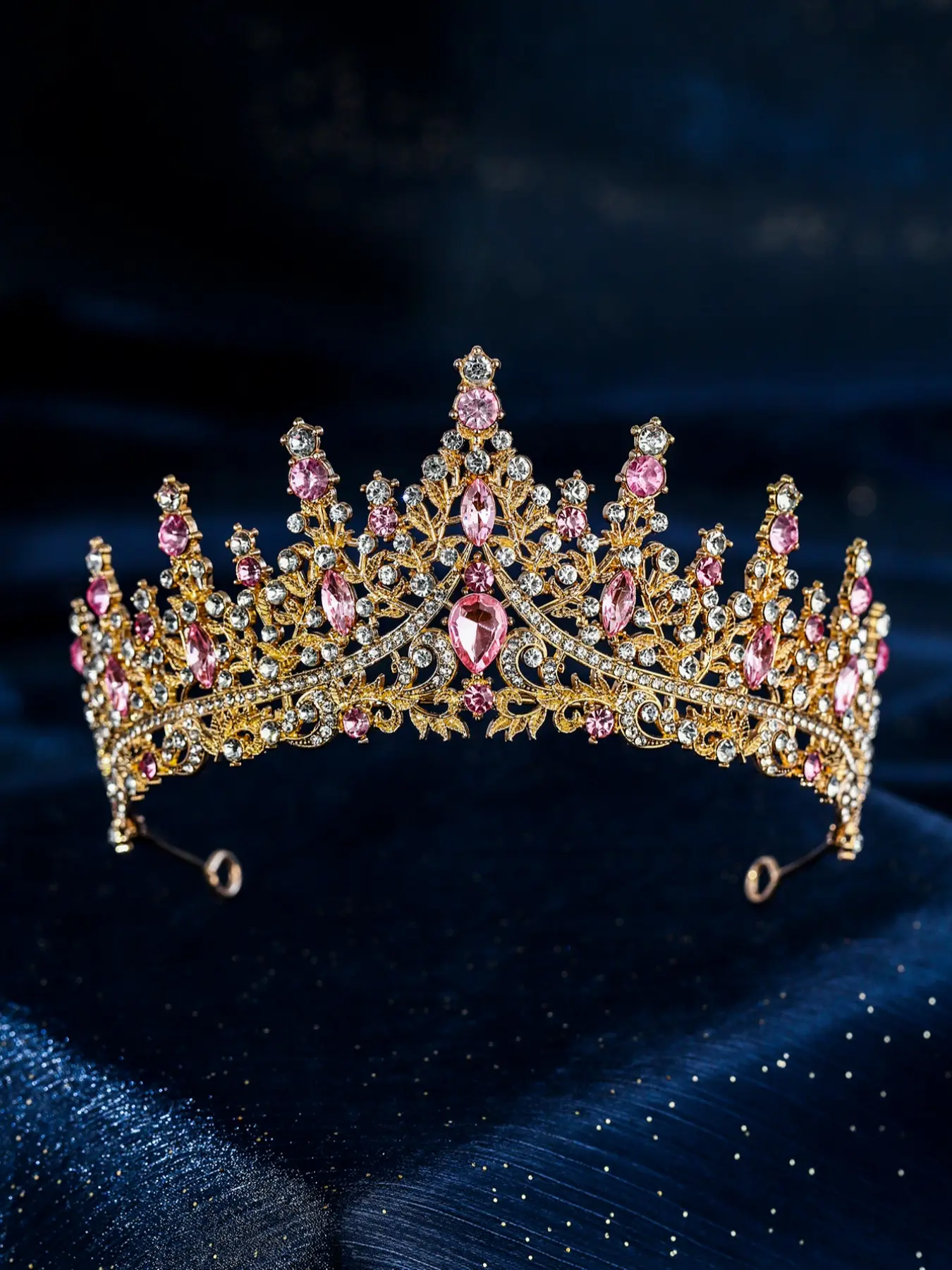 Headband Party Alloy Crown Elegant Crown Design Tiaras Birthday Crowns Birthday Party Hair Accessory, Costume Headpiece, Elegant Jewelry for Women & Girls, Perfect Gift Idea