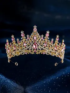 Headband Party Alloy Crown Elegant Crown Design Tiaras Birthday Crowns Birthday Party Hair Accessory, Costume Headpiece, Elegant Jewelry for Women & Girls, Perfect Gift Idea