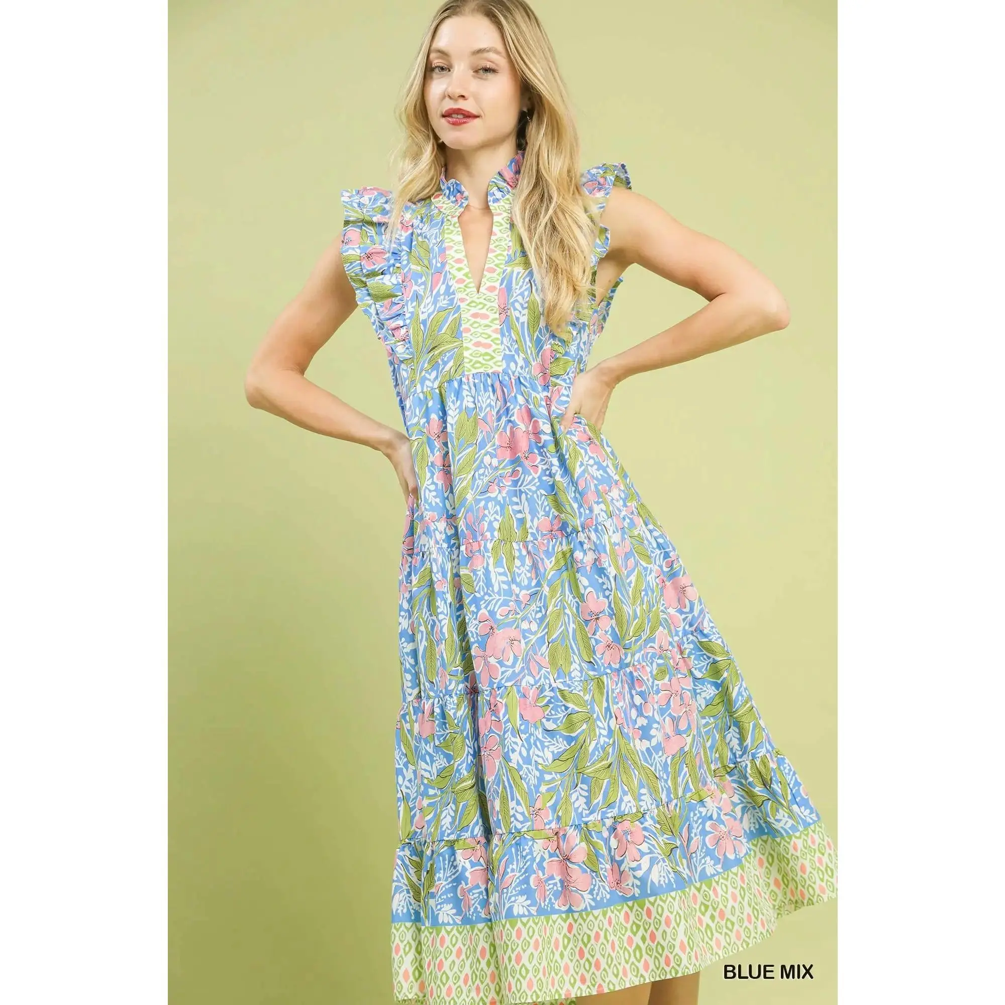 Umgee Spring Floral Dress
