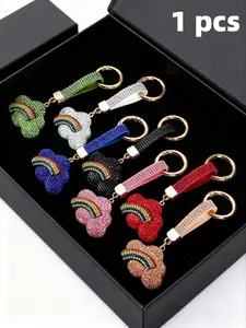 New Multicolor Cloud Rainbow Keychain, Macaron Colors, Elegant Simple Design, Keychain Kawaii, Bag Charm, Car Key Chain, Phone Pendant, Perfect Holiday Gift,Valentine's Day,lovers