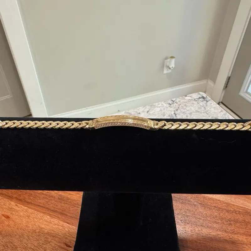 Esclava 14K Gold Chain Bracelet Size 7"