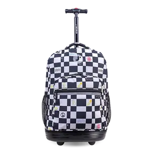 Sunrise Rolling Backpack (18 Inch) in Icon Checkers Durable Laptop