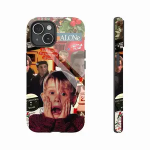 Home Alone Collage iPhone case for iPhone 17 pro max. PBT+TPU Dual-Layer Anti-Shock Phone Case, Compatible with iPhone 17/16/15/14/13/12/11 Pro Max/Plus