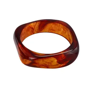 Chunky Square Bangle Bracelet
