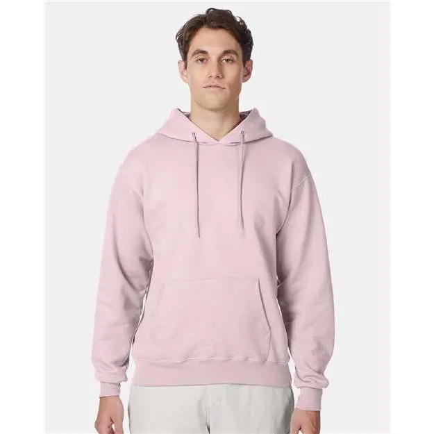 Custom Embroidered - Hanes - Unisex Ultimate Cotton® Hooded Sweatshirt - Pale Pink - F170