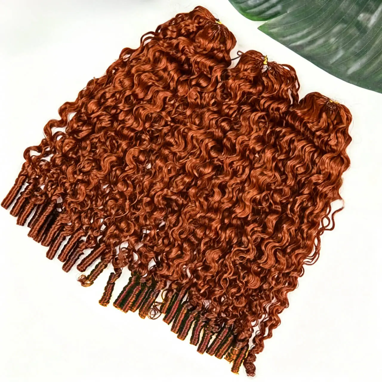 Bling Hair 4Packs Burmese Curly Feathered Human Crochet Hair For Braiding Boho Braids Kinky Curly Deep Wave Human Hair Extensions Miracle Knots Crochet Hair