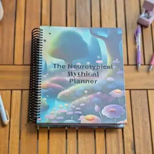 Undated ADHD Planning System – Weekly & Monthly – Spiral Hardcover 8.5x11 – Habit/Mood Tracker – Timeblocking – SMART goals – Obstacle planning