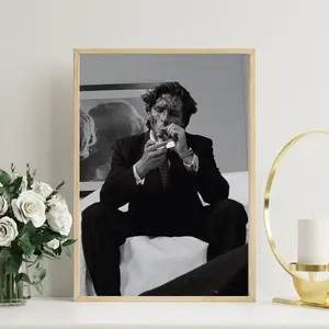 Patrick Bateman Poster, Iconic Movie Print, American Psycho Wall Art, Film Photo Decor, Cult Classic Movie Gift, Home Office Poster Unframed