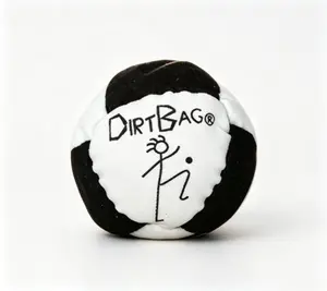 Dirtbag Tabi Style 8-Panel Sand Filled Synthetic Foot Bag, Portable Freestyle Kick Juggling Toy for Beginners Teens Adults Backyard Beach Travel