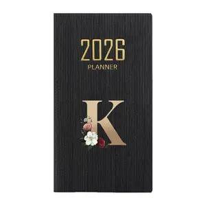2026 Students Homework Record Notepad, Stationery Essential Calendar Planner, PU Cover, Eye-Friendly Paper, A6 Daily Weekly Planner, Back-To-School
