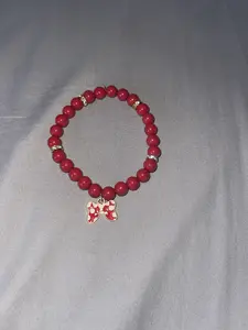 Minnie mouse bow braclet