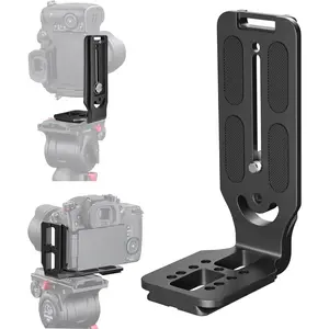 Camera L Bracket Vertical Horizontal Switching Tripod Quick Release Plate Compatible With Canon,Nikon,Sony,DJI Osmo,Ronin,Zhiyun Stabilizer,Tripod,Monopod