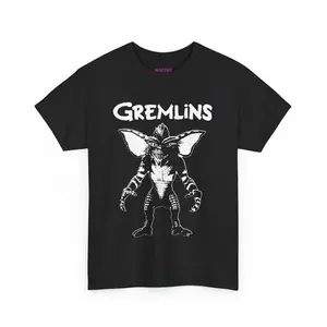 Gremlins Stripe 80's Retro Horror Movie Unisex Cotton T-Shirt