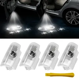 for INFINITI LED Door Projector Welcome Light - USB Rechargeable, 12V, White Illumination, Easy Installation for Q50, Q60, Q70, G25, G37, QX50/56/60/70/80, M25/35/37/45/56, FX35/37/45/50, EX25/35/37/45/50 Models, Vehicle Welcome Light | Sleek LED Lights