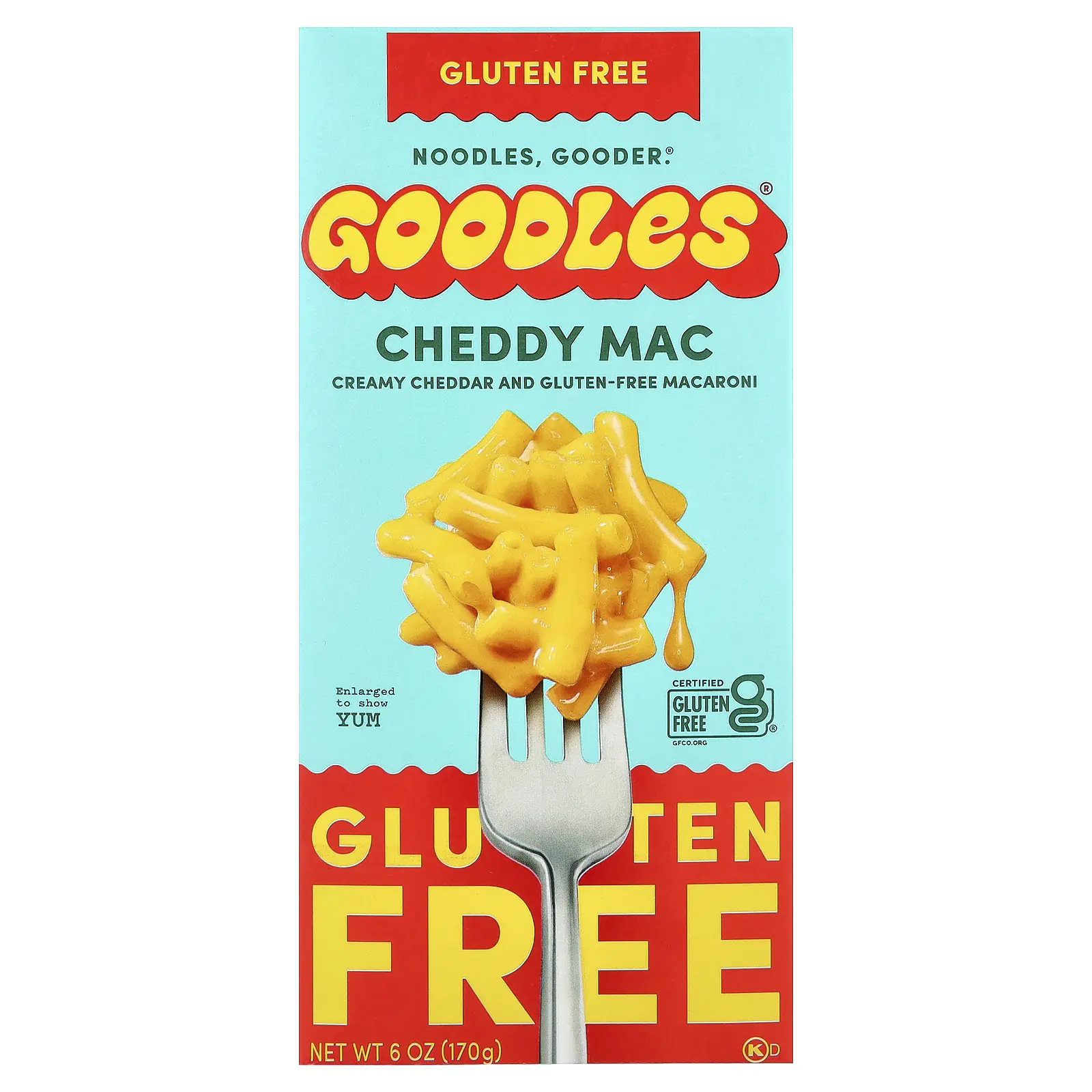 Goodles Cheddy Mac, Creamy Cheddar and Gluten-Free Macaroni, 6 oz (170 g)