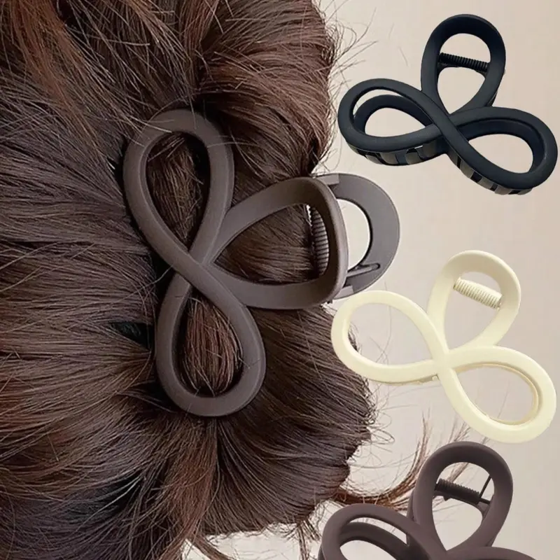 Women's Elegant Hair Claws Set, Casual Versatile Hair Accessories, Minimalist Headwear Suitable for Thick Hair, Fashion Hair Accessories for Party, Daily Clothing Decor