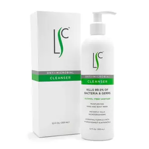 Antimicrobial Cleanser | Hand & Body Wash - Gentle, Alcohol-Free, Moisturizing, Antibacterial, Hypoallergenic