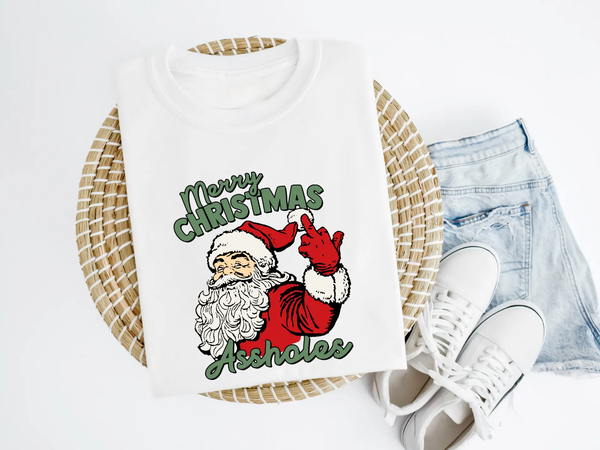 Merry Christmas Shirt Crew