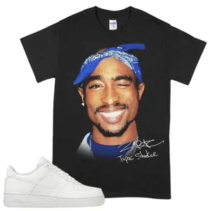 Monawear Vintage 90s 2Pac Tupac Shakur TShirt, Tupac Big Face Head Vintage Style Graphic Hip Hop T-Shirt