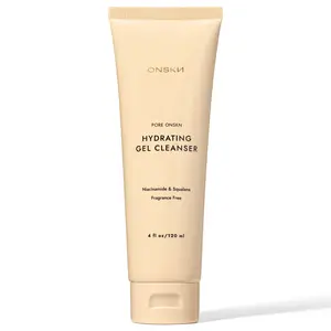 Pore ONSKN Hydrating Gel Cleanser with Niacinamide & Squalane, Fragrance Free, 4 fl oz/120 ml