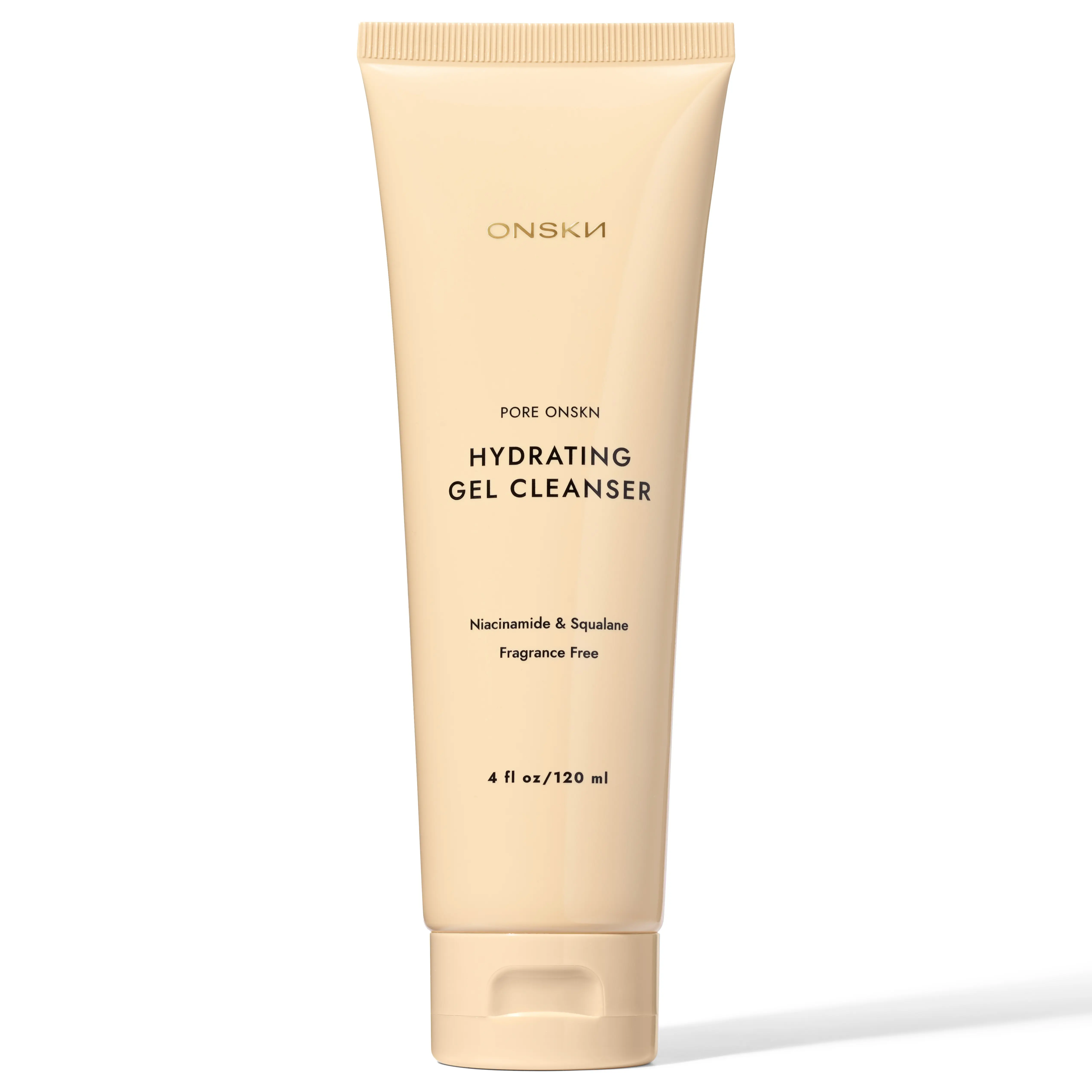 Pore ONSKN Hydrating Gel Cleanser with Niacinamide & Squalane, Fragrance Free, 4 fl oz/120 ml