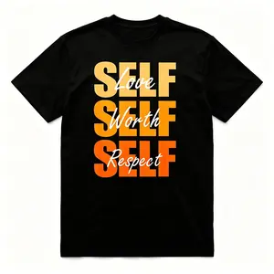 100% Cotton Orange Self-Ish X 3 Orange Color Graphic Orange Vibes Only T-Shirt Women's Men Graphic Tee Men's T-Shirt good Quick-Dry Moisture-Wicking Crew funny