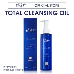 Pier Auge Total Cleansing Oil | Effortlessly Melts Makeup & Blackheads | 100% Zero Irritation to Eyes | Rinses Clean Milky|Oil Cleanser for Face|Makeup Remover Oil|