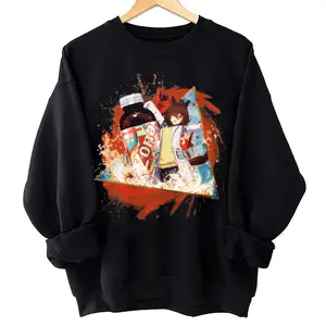 Agnes Tachyon Uma Musume Iced Tea Drinking Sweatshirt – Cute Manga Anime Graphic Sweater, Video Game Sweatshirt Unisex