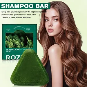 The Refreshing Oil-Control Shampoo Soap Made from Cedar Leaves Deeply Cleanses, Removes Loose Dandruff, Repairs Dry Or Damaged Hair, And Makes Hair Smoother And Shinier. It'S an Essential Shampoo Soap for Oily Hair Types