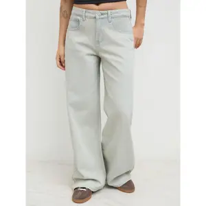 Cider Cider Denim Low Rise Straight Leg Jeans