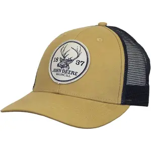 John Deere Twill Mesh Back-Navy-Os