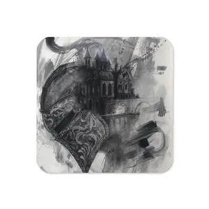 Fine Arts Knight Cork-back coaster