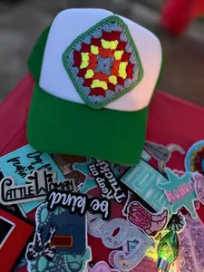 Pre Order - THE FAMOUS GRANNY SQUARE PATCH HAT!