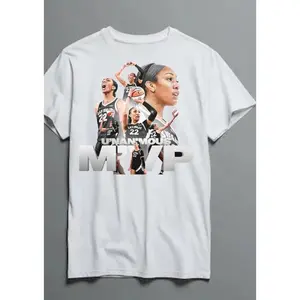 [Sale off up to 50%] AJA Wilson Tshirt, Basketball Mvp wnba, Graphic Streetwear T-shirt