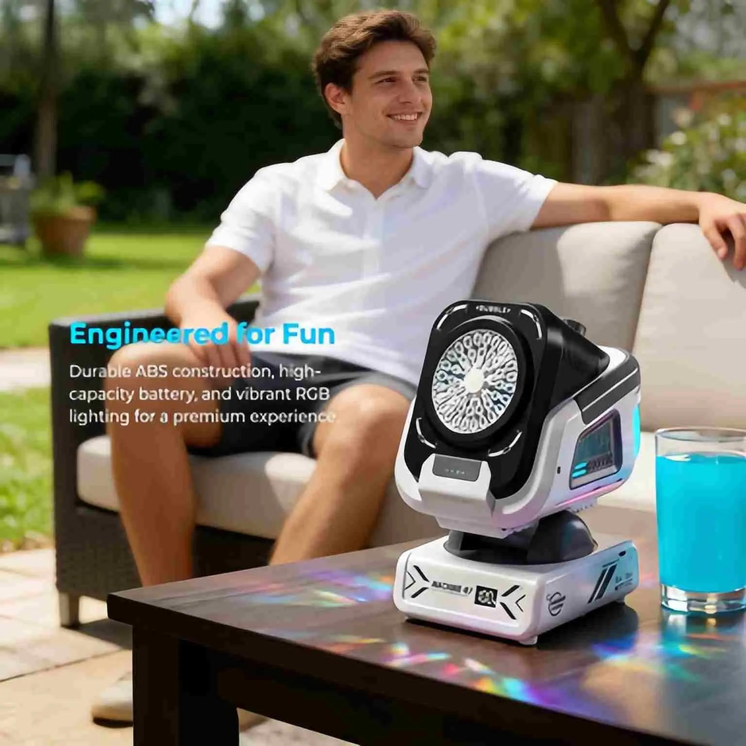 High Capacity Remote Portable Rechargeable Bubble Machine, Bubble Maker, Bubble Blower for Kids over 3 Years, 1800mah Battery, Includes 50ML Concentrate, USB PD Charging, Perfect Gift, Party Bubble Machine
