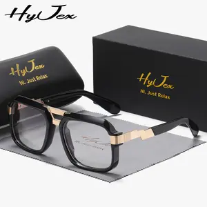 HyJex Unisex Anti-Blue Light Glasses Full Frame Elegant Exquisite Retro Glasses, Perfect For Daily Life and Travel