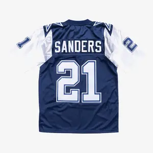 Deion Sanders Dallas Cowboys 1995 Navy Authentic Jersey