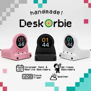 DeskOrbie - Smart Desk Productivity Clock with Pomodoro Timer, Calendar & Wellness Reminders