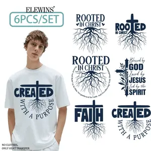 DTF Heat Transfer Film 6 Sheets Gold Foil Printing for T Shirts Hoodies Jeans Bags Pillows Reusable Washable Heat Press Transfer Paper for Men Women Handcraft