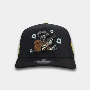 Hat Chalino Calavera Black