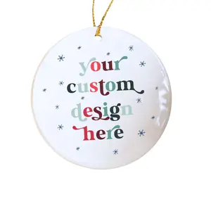 Custom Design Christmas Ornament DIY Personalized Christmas Ornament Custom Text Ornament Your Design Here Custom Photo Ornament Your Logo
