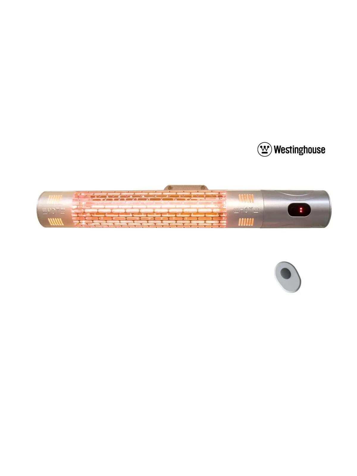 Westinghouse WES31-1592 Wall-Mounted Infrared Electric Outdoor Heater with Remote, Radiant Heat Functionality