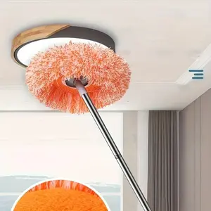 1 ceiling mop with a telescopic rod and a super-fine fiber head – suitable for both dry and wet cleaning, adjustable in height, and ideal for cleaning high ceilings, floors, walls, and glass surfaces; requires no batteries or electricity.
