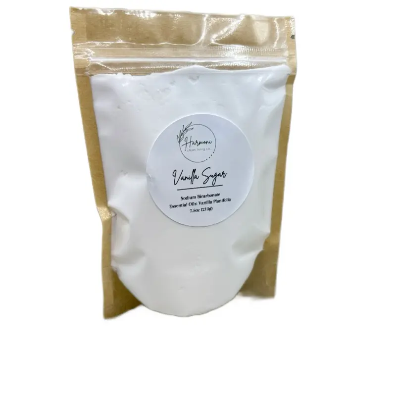 Harmoni Clean Living Co, All Natural Carpet Deodorizer, Vanilla Sugar, Non toxic, all natural, carpet deodorizer, sample pack, powder carpet deodorizer