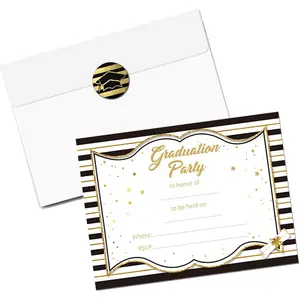 Graduation Party Supplies Invitations with Envelopes 2025,Grad Congrats Announcements 32Ct