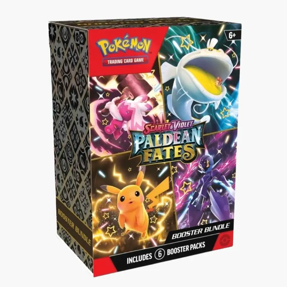 Paldean Fates Booster Bundle Sealed Scarlet & Violet Pokemon Card Game