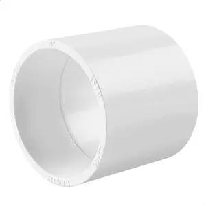 4 Inch SCH40 PVC Pipe Coupling Adapter, Heavy Duty UPVC Slip x Slip Connection - ASTM D2466 Standard for Plumbing, Irrigation & Pool Systems