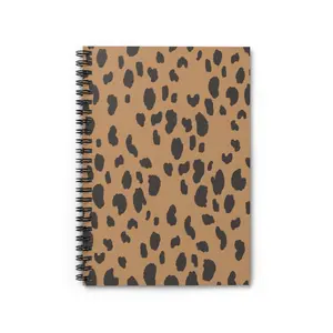 Cheetah print Spiral Notebook - Ruled Line