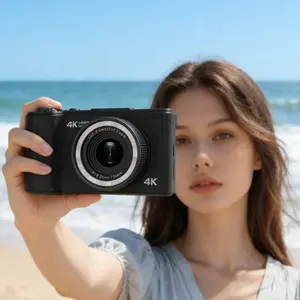 Upgrade 2.04k Digital Camera, Y2K Foldable Screen, Portable Video Recorder, 32GB SD Card, Strap, Selfie Timer, Anti-Shake, 16x Zoom, Ideal Gift